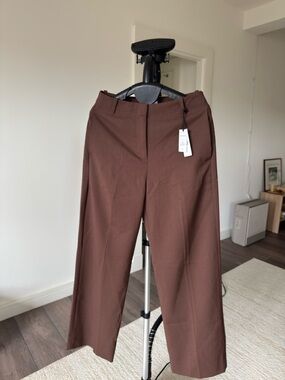 Banana Republic Chocolate-Brown Straight Leg Women's Pants